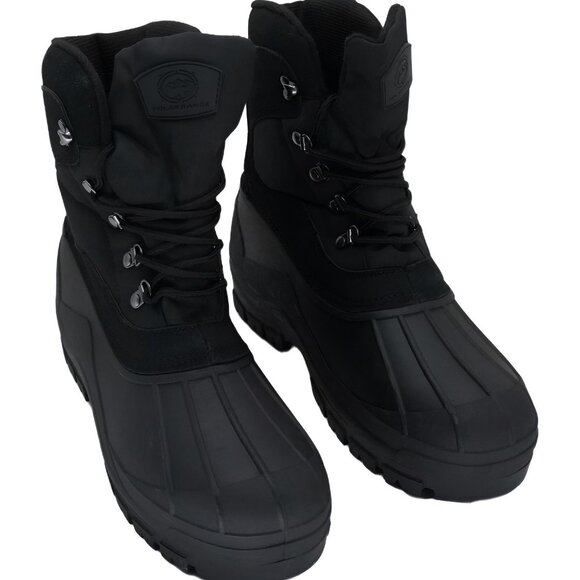 Polar Range Men\'s Peak Cold Weather Boots Black Size 12 main image 4